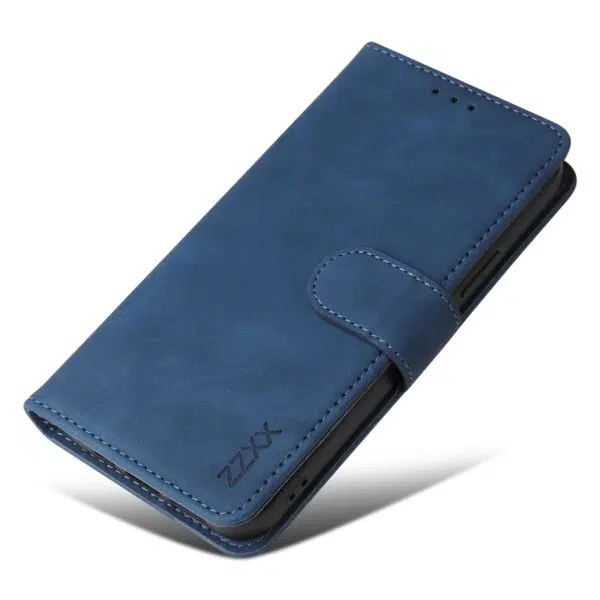 Etui portefeuille bleu à lanière pour Iphone 13 8322 k2pghs