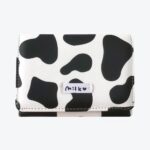 Mini portefeuille imprimé vache