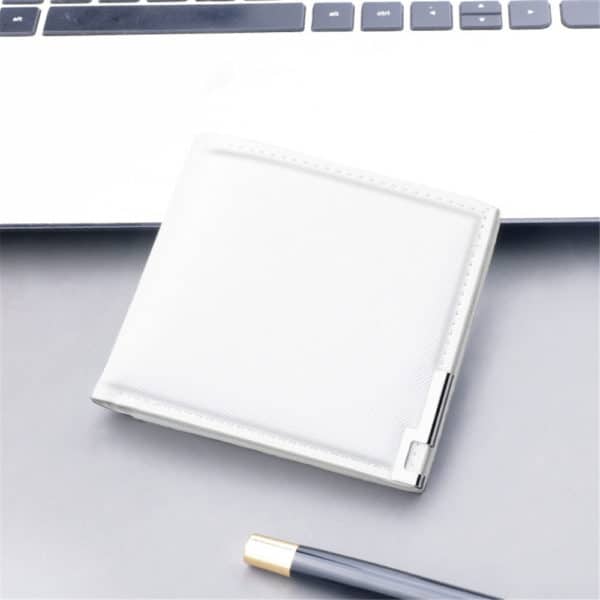 Petit portefeuille blanc simple petit portefeuille blanc simple 2