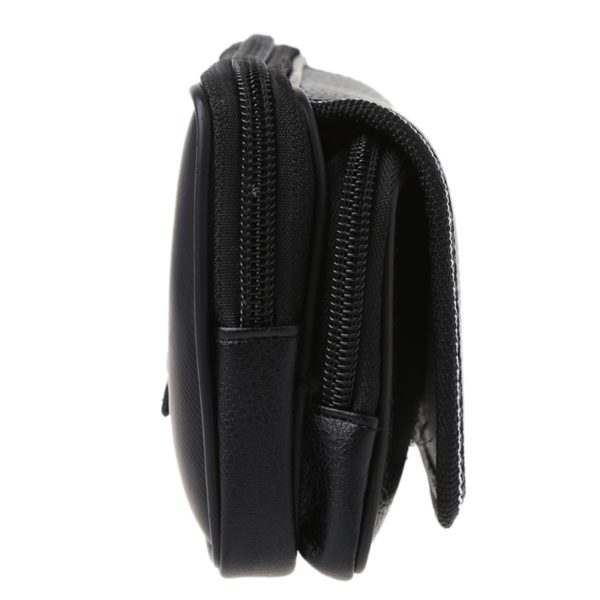 Portefeuille de ceinture noir double poche portefeuille de ceinture noir double poche 3