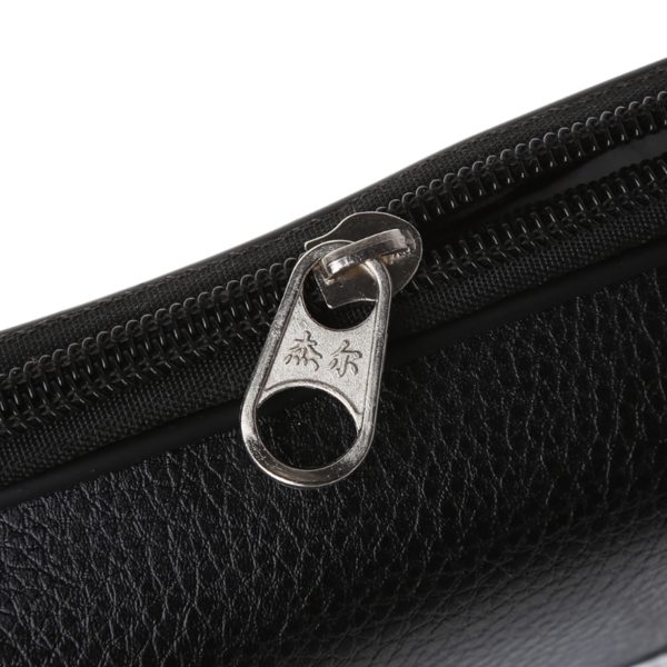 Portefeuille de ceinture noir double poche portefeuille de ceinture noir double poche 5