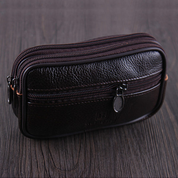 Portefeuille de ceinture vintage en cuir marron portefeuille de ceinture vintage en cuir marron 3