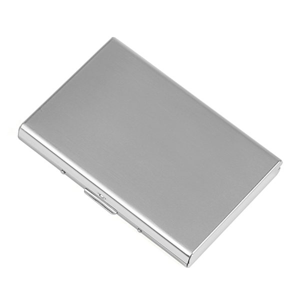 Portefeuille en aluminium argenté portefeuille en aluminium argente