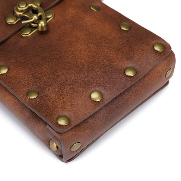 Portefeuille médiévale de ceinture en cuir marron portefeuille medievale de ceinture en cuir marron 6