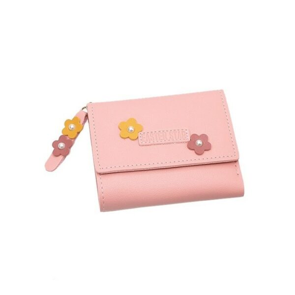Petit portefeuille vintage rose avec des fleurs 11421 ov2cmv