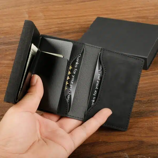 2 Inserts Plastique Transparent Pour Portefeuille – Porte-cartes Et Photos