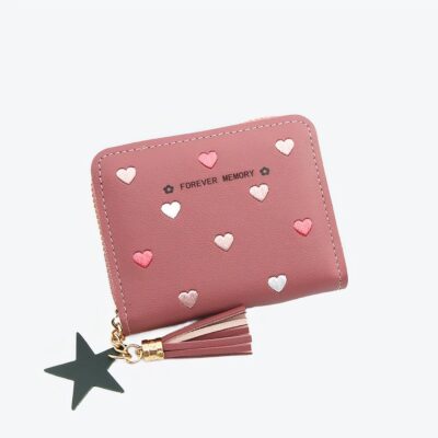 Porte-monnaie fille à fermeture à glissière