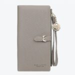 Portefeuille personnalisé femme gris