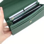 Compagnon en cuir pour femme, portefeuille femme cuir, grand compagnon cuir femme, portefeuille porte monnaie femme