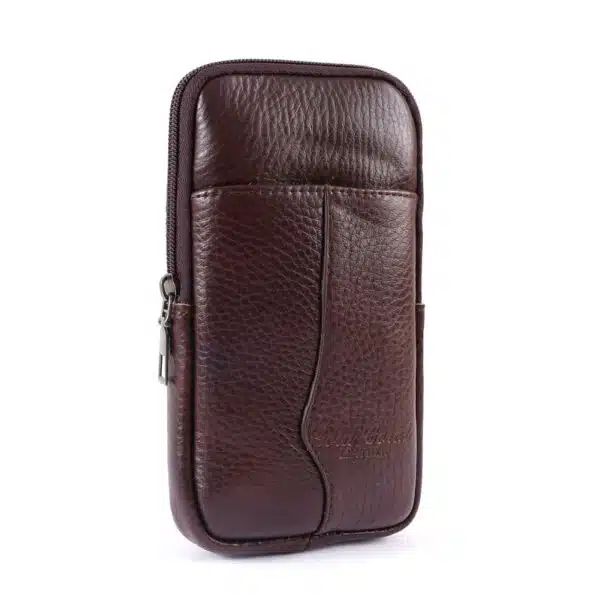 portefeuille ceinture homme pour téléphone - marron variant image couleur brown 1